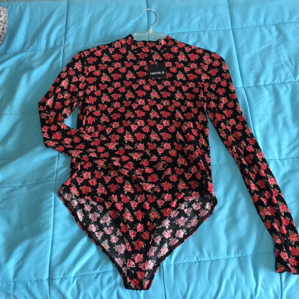 Forever 21 NEW WITH TAGS floral onesie